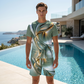 📢📢40% OFF !! ⏰Men's Casual Graphic T-Shirt and Shorts Set