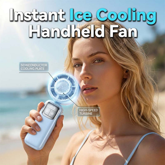📢📢40% OFF !! ⏰Semiconductor Cooling Handheld Fan