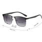 📢📢40% OFF !! ⏰Retro Square Metal Frame Sunglasses