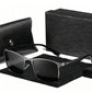 📢📢40% OFF !! ⏰Retro Square Metal Frame Sunglasses
