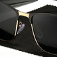 📢📢40% OFF !! ⏰Retro Square Metal Frame Sunglasses