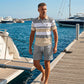 📢📢40% OFF !! ⏰Men's Striped T-Shirt & Shorts  2-Piece Set