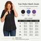 📢📢40% OFF !! ⏰Women's Casual V-Neck Pleated Blouse