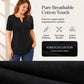 📢📢40% OFF !! ⏰Women's Casual V-Neck Pleated Blouse