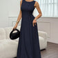 📢📢40% OFF !! ⏰Women's Sleeveless Pleated A-Line Maxi Dress