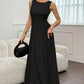 📢📢40% OFF !! ⏰Women's Sleeveless Pleated A-Line Maxi Dress