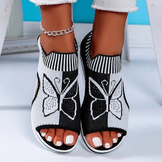 📢📢40% OFF !! ⏰Women's Casual Peep-Toe Platform Beach Sandals
