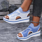 📢📢40% OFF !! ⏰Women's Casual Peep-Toe Platform Beach Sandals