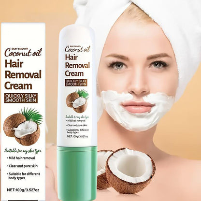 📢📢50% OFF !! ⏰Gentle Coconut Oil Hair Removal Cream