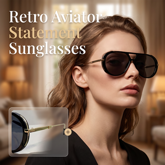 📢📢50% OFF !! ⏰Retro Leopard Print Frame Sunglasses