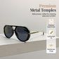 📢📢50% OFF !! ⏰Retro Leopard Print Frame Sunglasses