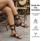 Lace-Up Roman Style Flat Sandals for Summer
