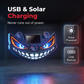 📢📢50% OFF !! ⏰Solar Devil Eye LED Car Warning Light