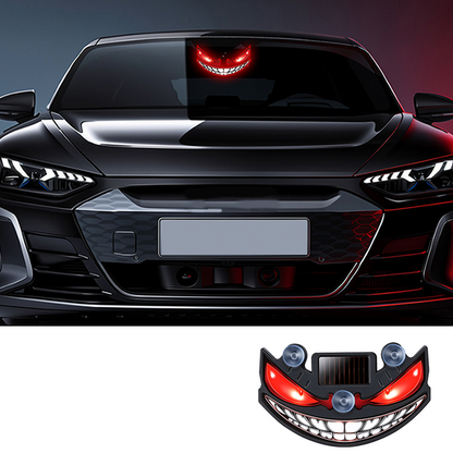 📢📢50% OFF !! ⏰Solar Devil Eye LED Car Warning Light