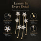 📢📢50% OFF !! ⏰Women's Sparkling Flower Tassel Earrings