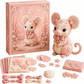 📢📢40% OFF !! ⏰Pink DIY Felt Patchwork Kit