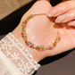 📢📢50% OFF !! ⏰Retro Crossover Twisted Multicolor Zircon Adjustable Bracelet for Women