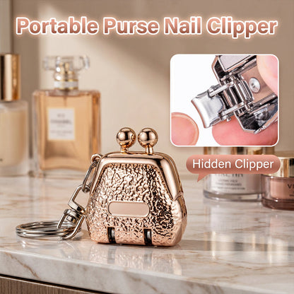 📢📢BUY 1 GET 1 FREE！⏰Foldable Purse-Shaped Nail Clipper Keychain