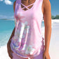 📢📢50% OFF !! ⏰Women's Printed Two-Piece Tankini Swimsuit