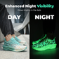 Glow-in-the-Dark Splatter Print Casual Sneakers