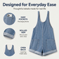 📢📢40% OFF !! ⏰Women's Summer Loose Denim Overall Shorts