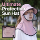 📢📢50% OFF !! ⏰Summer Cycling Sun Hat with Neck Face Cover