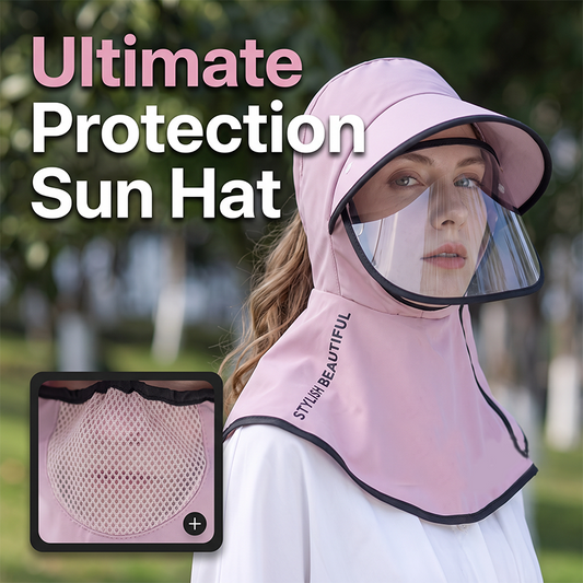 📢📢50% OFF !! ⏰Summer Cycling Sun Hat with Neck Face Cover