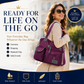 🥳2026 HOT SALE🥳💞50K+ SOLD!👜🌟 50% OFF! Large Waterproof Tote Bag – Spacious main compartment, multiple pockets & 3 carrying ways. Lightweight Oxford fabric – perfect for work, shopping & travel! 💪✨