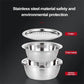 📢📢40% OFF !! ⏰🥬 Slice, Grate & Julienne in Minutes! Multi-Function Stainless Steel Vegetable Prep Bowl for Easy Cooking