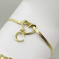 📢📢50% OFF !! ⏰Heart Initial Anklet Snake Chain