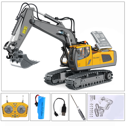 📢📢40% OFF !! ⏰Heavy-Duty Alloy Remote Control Excavator Toy