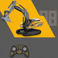 📢📢40% OFF !! ⏰Heavy-Duty Alloy Remote Control Excavator Toy