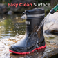 📢📢40% OFF !! ⏰Unisex Mid-Calf Waterproof Rain Boots