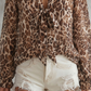 📢📢50% OFF !! ⏰Women's V-Neck Leopard Print Top