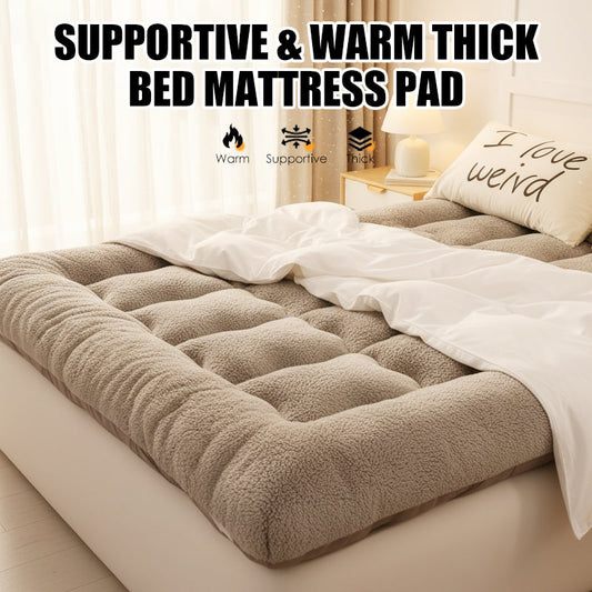 📢📢40% OFF !! ⏰Supportive & Warm Thick Bed Mattress Pad