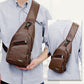 📢📢40% OFF !! ⏰Exquisite Gift - Men's Multifunctional High Quality Leather Chest Bag