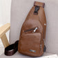 📢📢40% OFF !! ⏰Exquisite Gift - Men's Multifunctional High Quality Leather Chest Bag