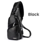 📢📢40% OFF !! ⏰Exquisite Gift - Men's Multifunctional High Quality Leather Chest Bag