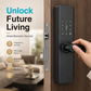 📢📢40% OFF !! ⏰Smart Fingerprint Door Lock for Indoor Wooden Doors No Drilling Needed