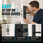 📢📢40% OFF !! ⏰Smart Fingerprint Door Lock for Indoor Wooden Doors No Drilling Needed