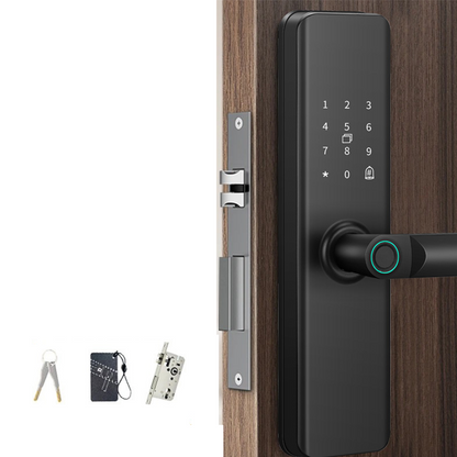 📢📢40% OFF !! ⏰Smart Fingerprint Door Lock for Indoor Wooden Doors No Drilling Needed