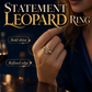📢📢50% OFF !! ⏰Vintage Leopard Print Oval Ring