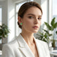 📢📢50% OFF !! ⏰Four-Leaf Clover Huggie Hoop Earrings