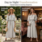 📢📢40% OFF !! ⏰Women Off-Shoulder Maxi Dress with Waist Tie
