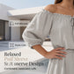 📢📢40% OFF !! ⏰Women Off-Shoulder Maxi Dress with Waist Tie