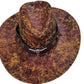 📢📢50% OFF !! ⏰Vintage Wide Brim Cowboy Hat with Strap