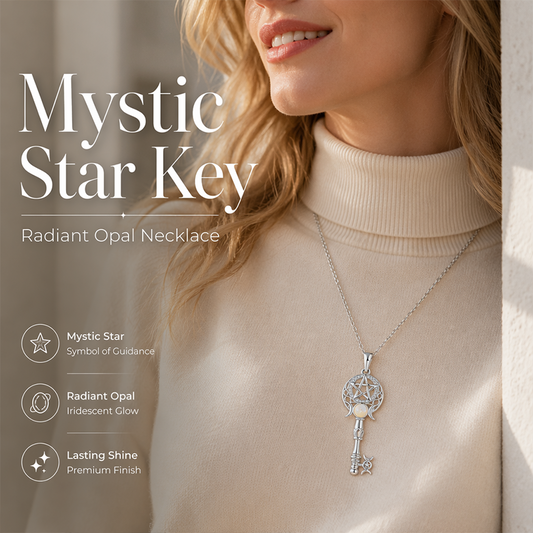 📢📢50% OFF !! ⏰Luminous Opal Key Necklace