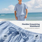 📢📢40% OFF !! ⏰Men's Casual Linen Blend Shirt and Pants Set Loose Fit Beach Wear