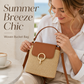 Women Straw Crossbody Handbag