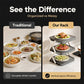Multi-Layer Space-Saving Kitchen Prep Dish Storage
